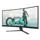 Philips Evnia 3000 34 Inch 3440 x 1440 Pixels Wide Quad HD Fast VA HDMI DisplayPort Curved Monitor