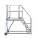Work Platform - Easy Slope - 1200mm Platform - 5 Tread - Grey