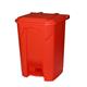 Pedal Bin; 50L; Polypropylene; Red 