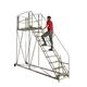 Work Platform - Easy Slope - 1800mm Platform - 8 Tread - Grey