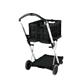 Clever Folding Trolley; c/w 2 Folding Boxes; Injected Moulded Plastic/Anodised Aluminium; 60kg; Black/Silver