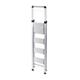 Climb-It® Slim Folding Step; 4 Tread; Aluminium; 150kg; Silver