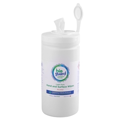 Bioguard Alcohol Surface Wipes Tub Of 240 White 
