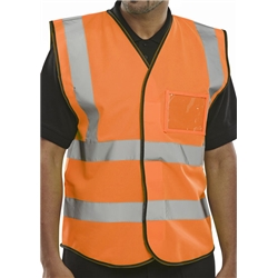 Beeswift Id Vest Hi-Vis Orange Xl
