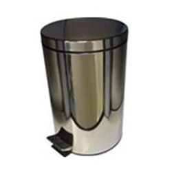 Click Medical Stainless Steel Pedal Bin Chrome 12L