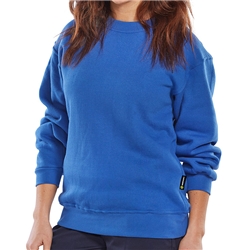 Beeswift Polycotton Sweatshirt Royal Blue M
