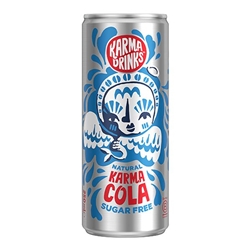 Karma Cola Sugar Free Can 250ml [Pack of 24]