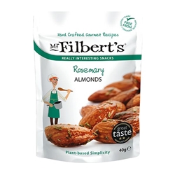 Mr Filberts French Rosemary Almonds 40g [Pack of 20]