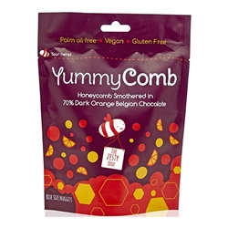 Yummycomb 70% Dark Orange Pouch 100g [Pack of 6]