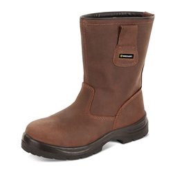 Beeswift S3 Pur Rigger Boot Brown 06.5