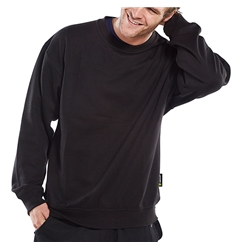 Beeswift Polycotton Sweatshirt Black L