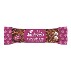 Joe & Seph’s Chocolate & Almond Popcorn Bar 27g [Pack of 12]