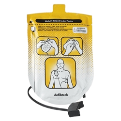 Defibtech Adult Defibrillator Pad Set White 