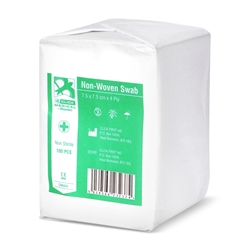 Click Medical Gauze Swabs 7.5Cm X 7.5Cm Pack Of 100  White 