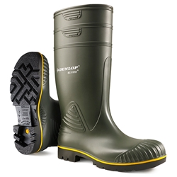 Dunlop Acifort Heavy Duty Wellingtons Green 06
