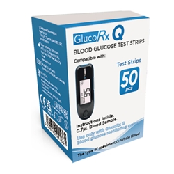 GlucoRx Q Test Strips - Pack of 50