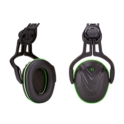 Msa V-Gard Helmet Mounted Ear Defenders Snr28 Green 