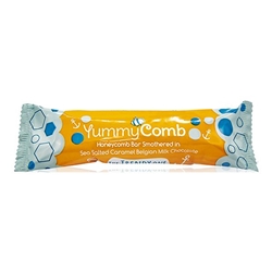 Yummycomb Sea Salted Caramel Chocolate Bar 35g [Pack of 12]