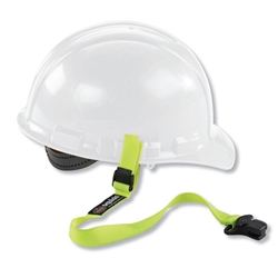 Ergodyne Elastic Hard Hat Lanyard Clamp Yellow 