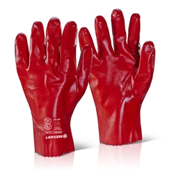 Pvc 11" Gauntlet Red 