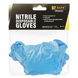 Nitrile Disposable Glove Pack Of 5 Pairs Blue L