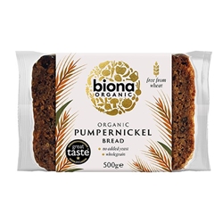 Biona Organic Pumpernickel Bread 500g [Pack of 9]