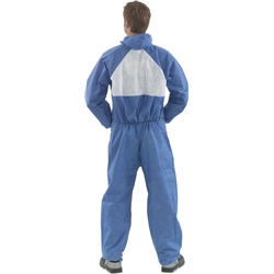 3M 4530 Flame Spread Retardant Sr Disposable Coverall Blue/White Xxxl