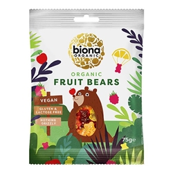 Biona Organic Mini Fruit Bears 75g [Pack of 10]