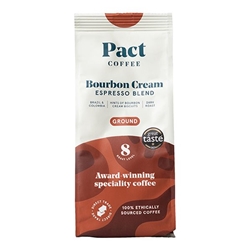 Pact Bourbon Cream Espresso Ground 200g [Pack of 6]