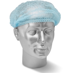 Beeswift Disposable Mob Cap Blue 