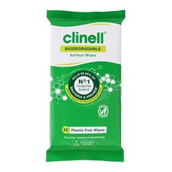 Clinell Biodegradable Surface Wipes Green 121X210X222Mm