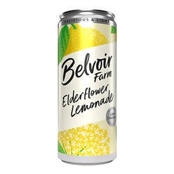 Belvoir Fruit Farm Delicious and Light Elderflower Lemonade 330ml [Pack of 12]