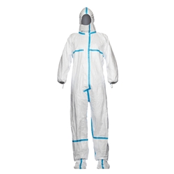Tyvek® 600 Plus Disposable Coverall With Socks White M
