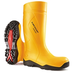 Dunlop Purofort +Full Safety Wellingtons Yellow 06