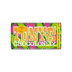 Tony's Chocolonely Milk Chocolate Crunch Pecan Caramel Fairtrade 180g [Pack of 15]