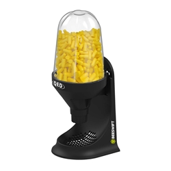 Beeswift Qed Dispenser System With 500 Foam Ear Plugs Black 