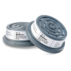 Beeswift Respirator P3R Filters (Pair) Grey 