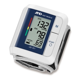 And Wrist Blood Pressure Monitor White 