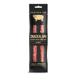 Serious Pig Snackalami Classic 30g [Pack of 24]