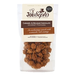 Joe & Seph's Caramel with Belgian Chocolate Popcorn 70g [Pack of 16]