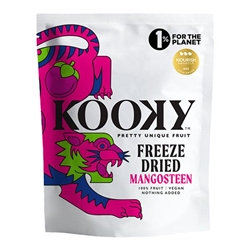 Kooky Freeze Dried Mangosteen 100% Fruit 12g [Pack of 12]