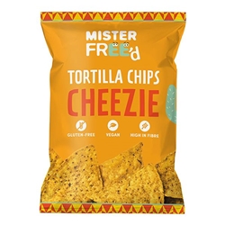 Mister Free'd Tortilla Chips with Vegan Cheese 40g [Pack of 12]