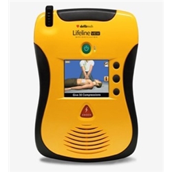 Lifeline View Semi Auto Defibrillator Yellow 