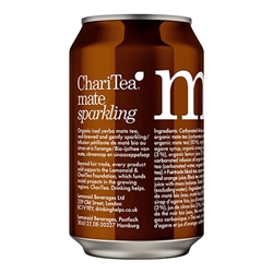 ChariTea Mate Sparkling Iced Mate Tea 330ml Can [Pack of 12]