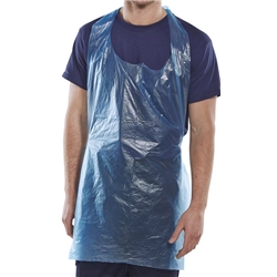 Beeswift Disposable Apron Blue 