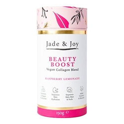 Jade & Joy Superfoods Beauty Boost Vegan Collagen Raspberry Lemonade 150g [Pack of 12]