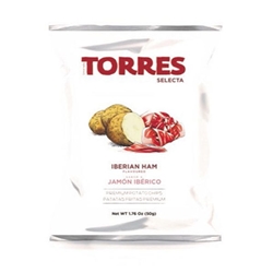 Torres Iberian Ham Crisps 50g [Pack of 20]