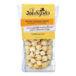 Joe & Seph's Mature Cheddar Cheese Popcorn 65g [Pack of 14]