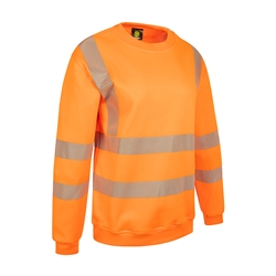 Beeswift Womens Hi-Vis Sweatshirt Orange M