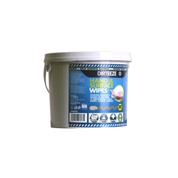 Dirteeze Hand And Surface Wipes Bucket White 